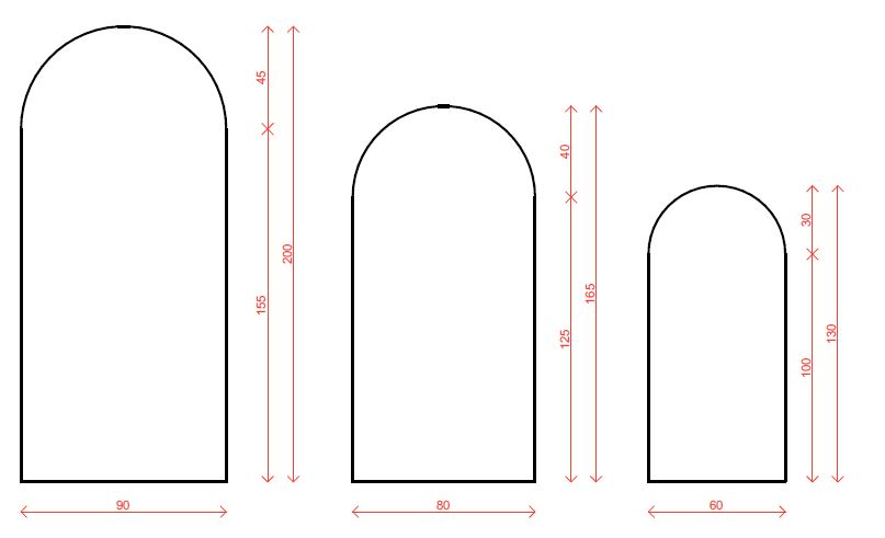 
                      
                        Arcadă metalică | Set 3 arc
                      
                    