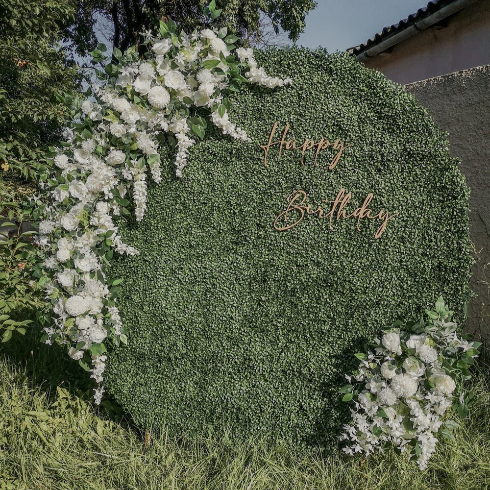 Flori mătase | arcade florale | flori albe (la comandă 30 de zile)